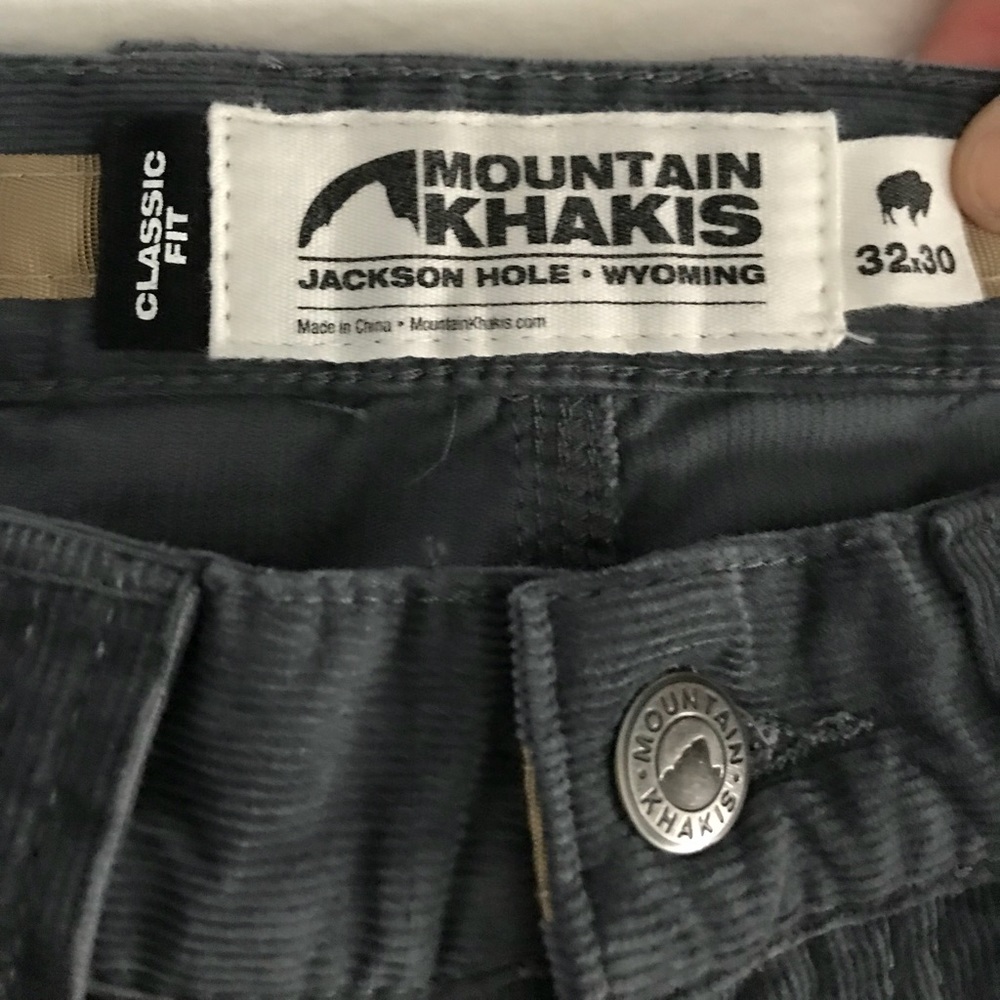 Mountain Khaki Cords 32x30